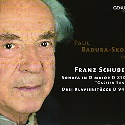 Badura-Skodas newest Schubert-CD: Piano Sonata D major D 850 (Gastein-Sonate) D 850 and Drei Klavierstücke D 946